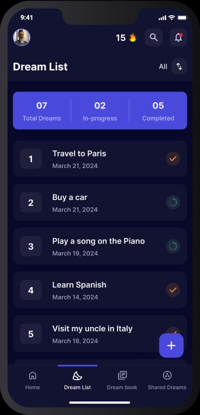 Dream List