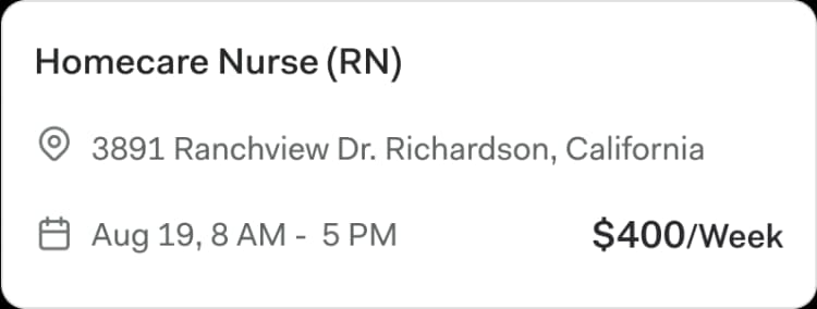 Caregiver App Jobs