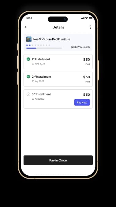 FlexiPe Online App Details Screen