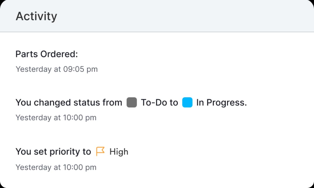 Maintenance Request Tracking
