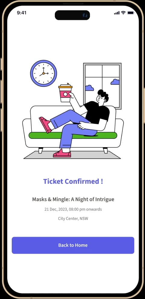 ticket confirmed