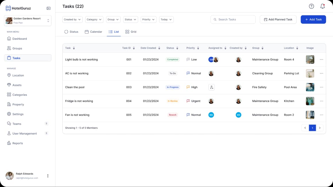 Work Order Management
