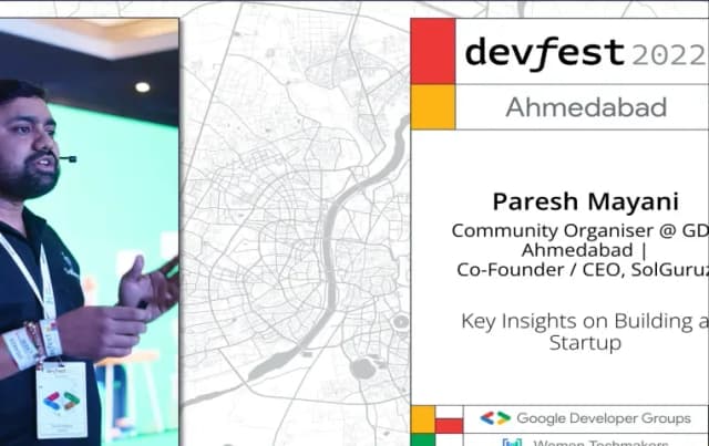 Key Insights on Building a Startup talk by Paresh Mayani