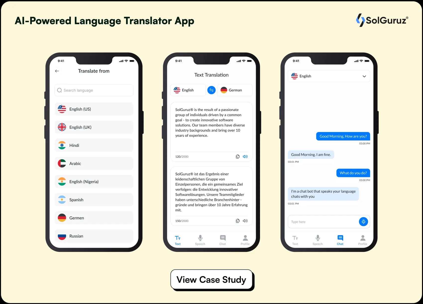 ai powered language translator app