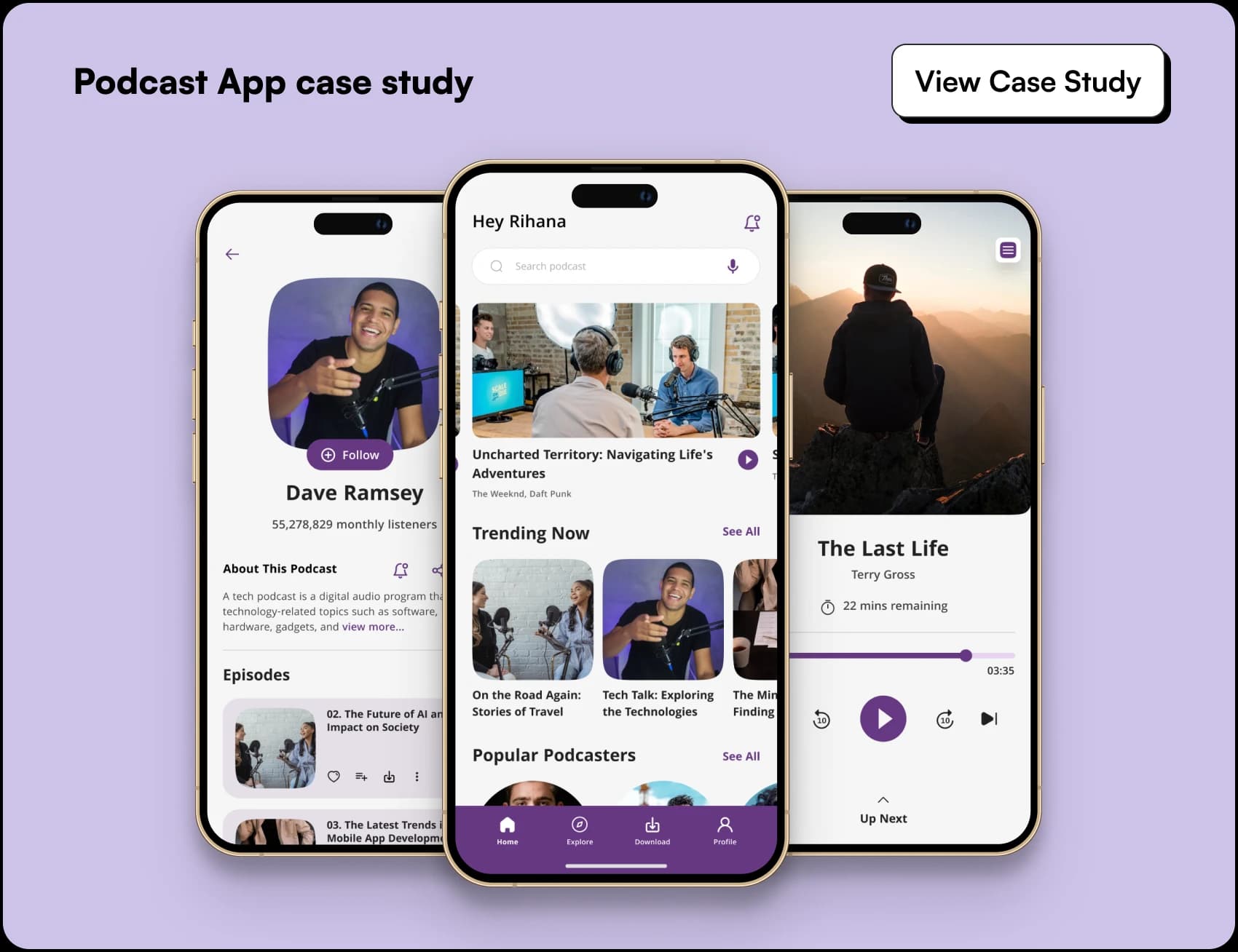 Podcast App Development case study