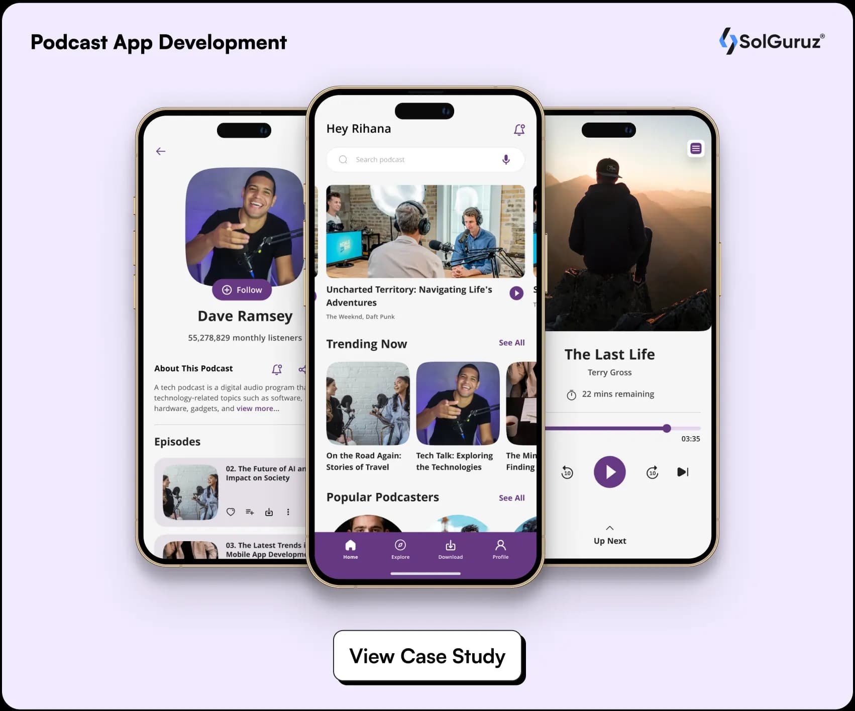 podcast app development case study