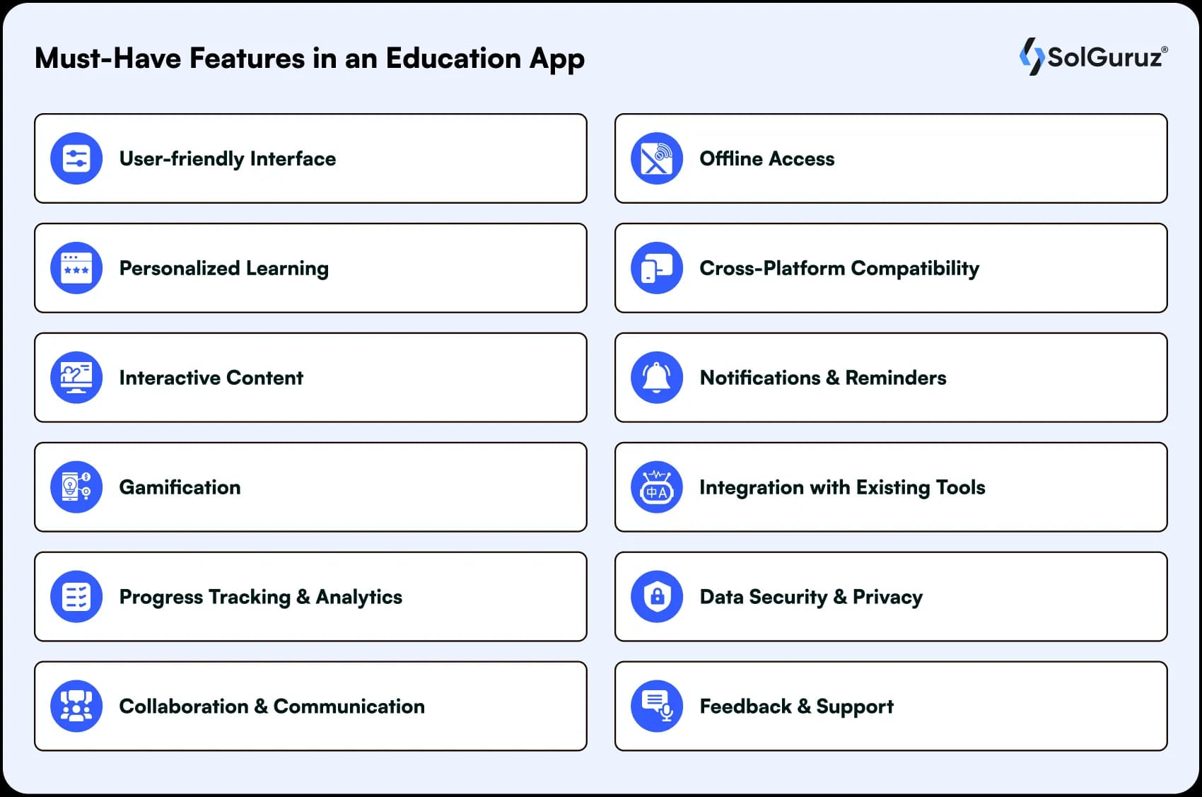 must have features in an education app