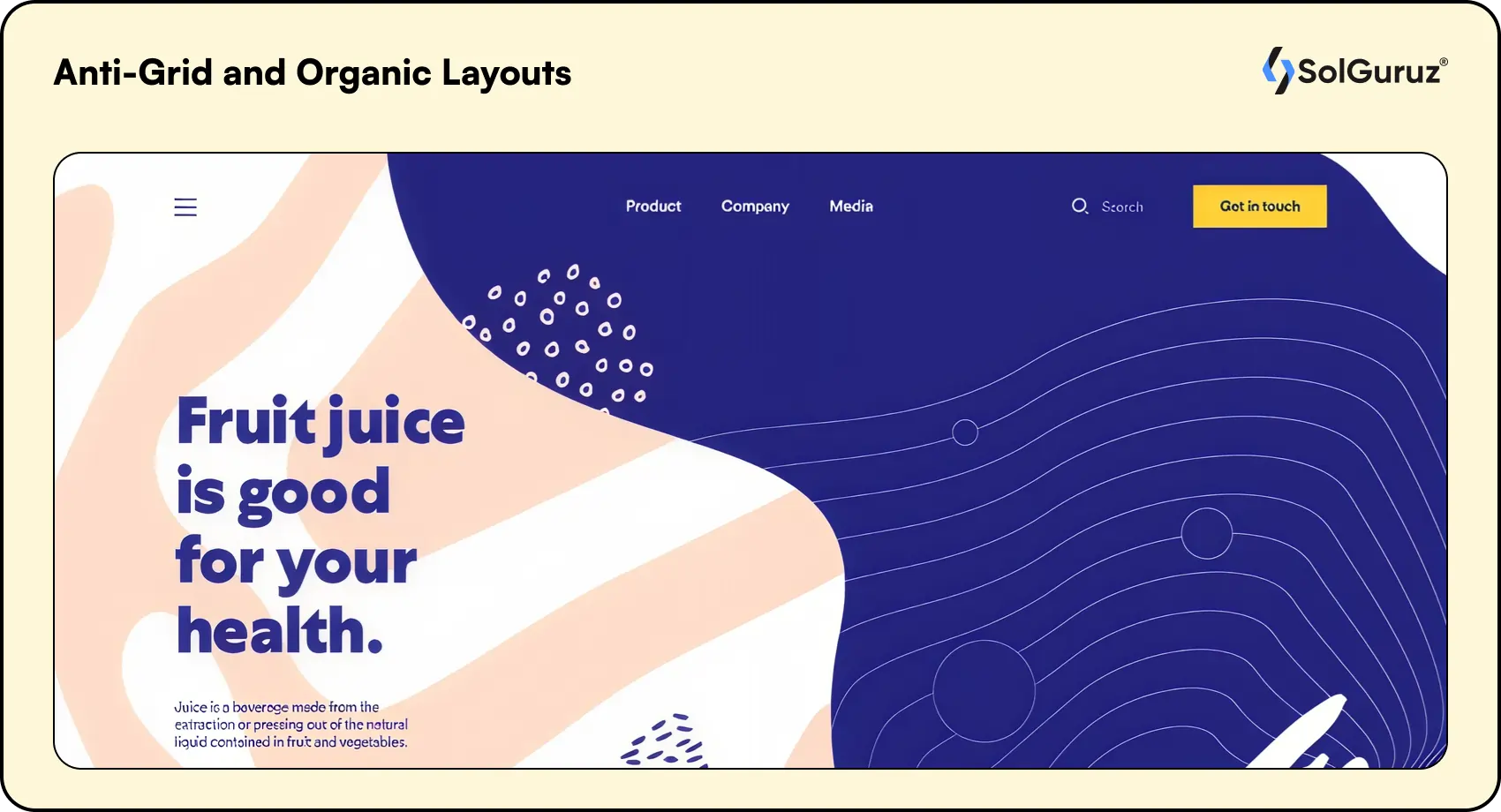 anti grid and organic layouts