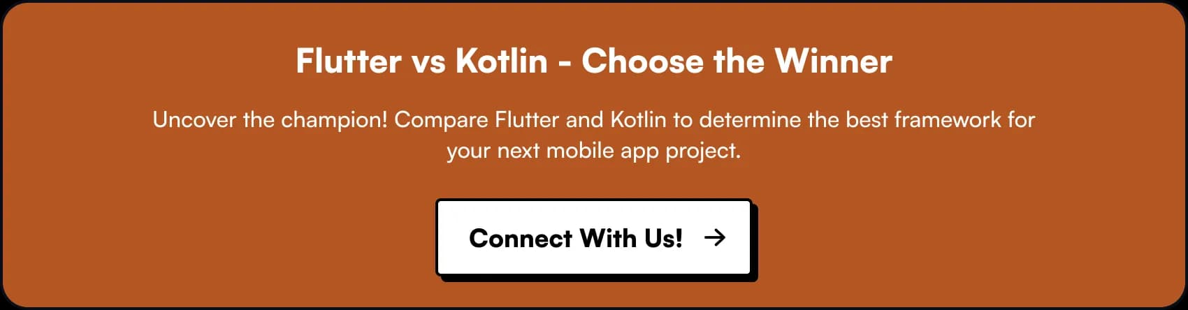 flutter vs kotlin choose the winner