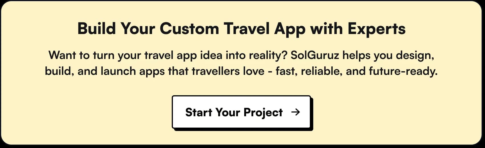 build custom travel app