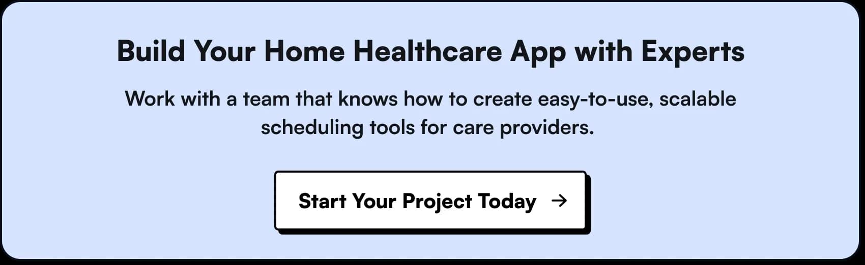 build your home healthcare app