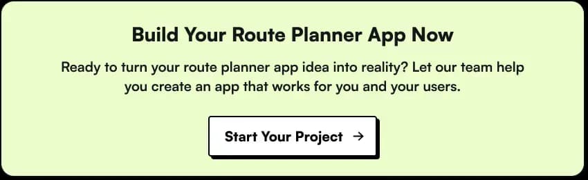 build your route planner app