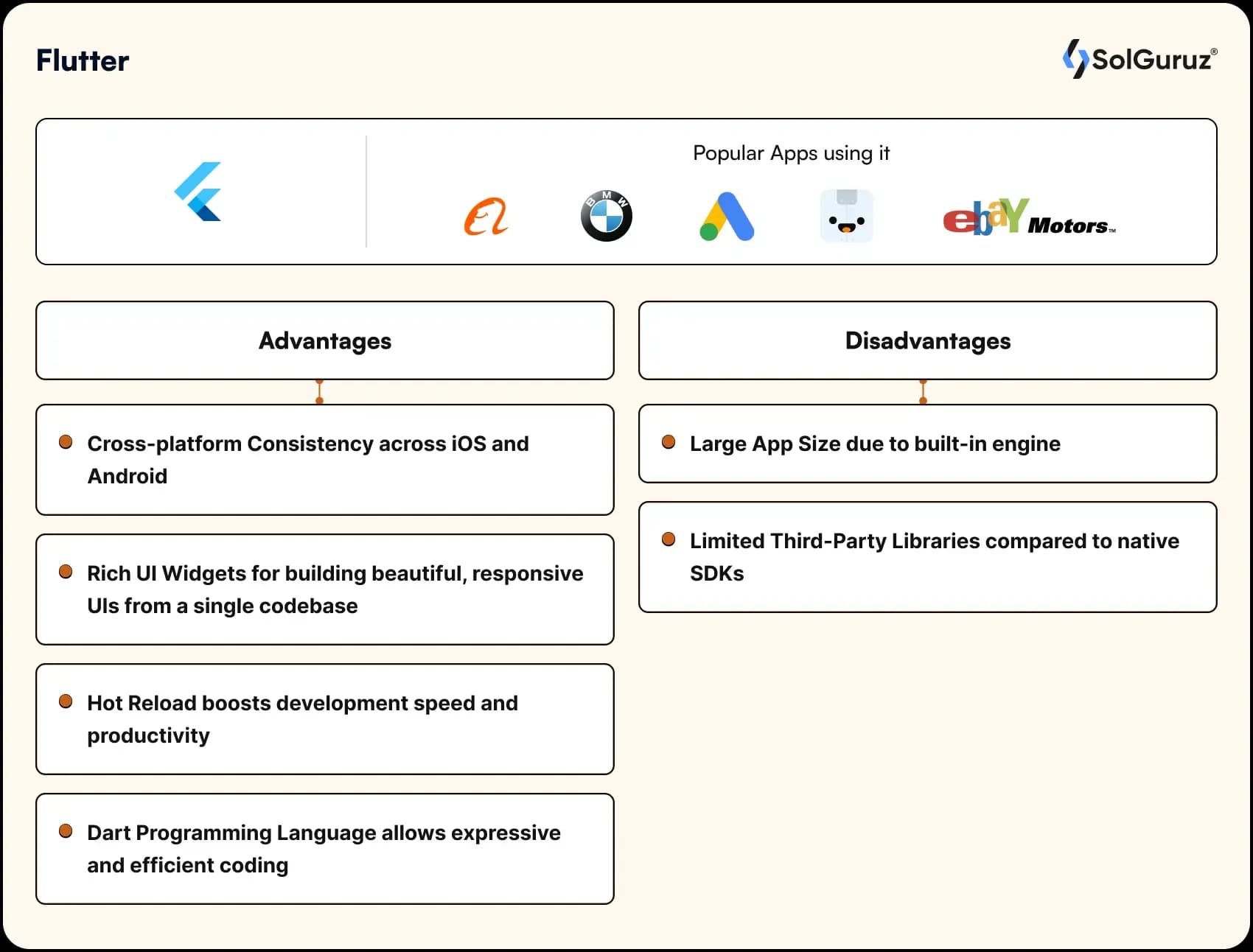 flutter pros and cons