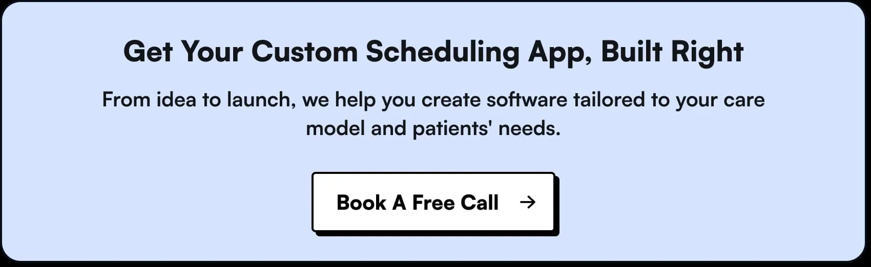 get your custom scheduling app