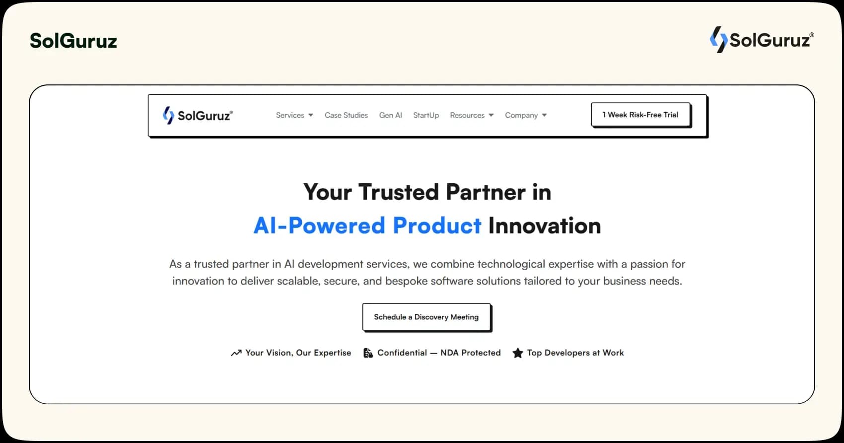 solguruz ai sotware development company