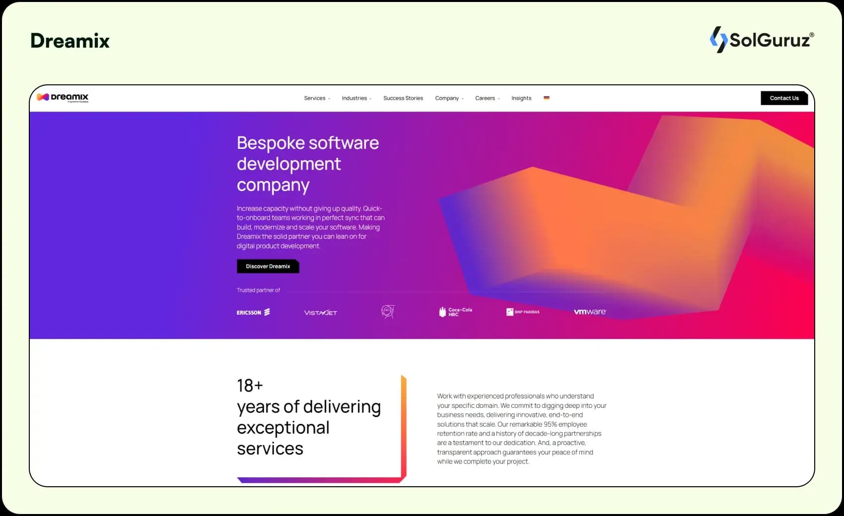 dreamix offshore development services