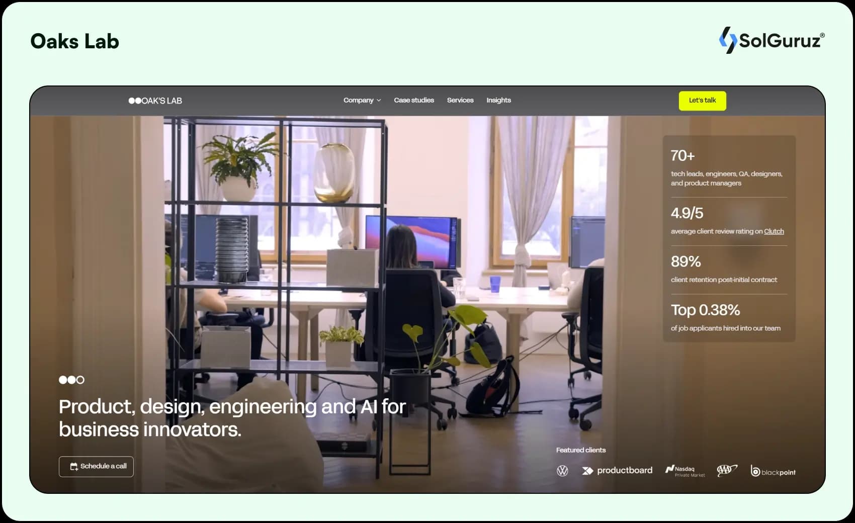 oaks lab nodejs development