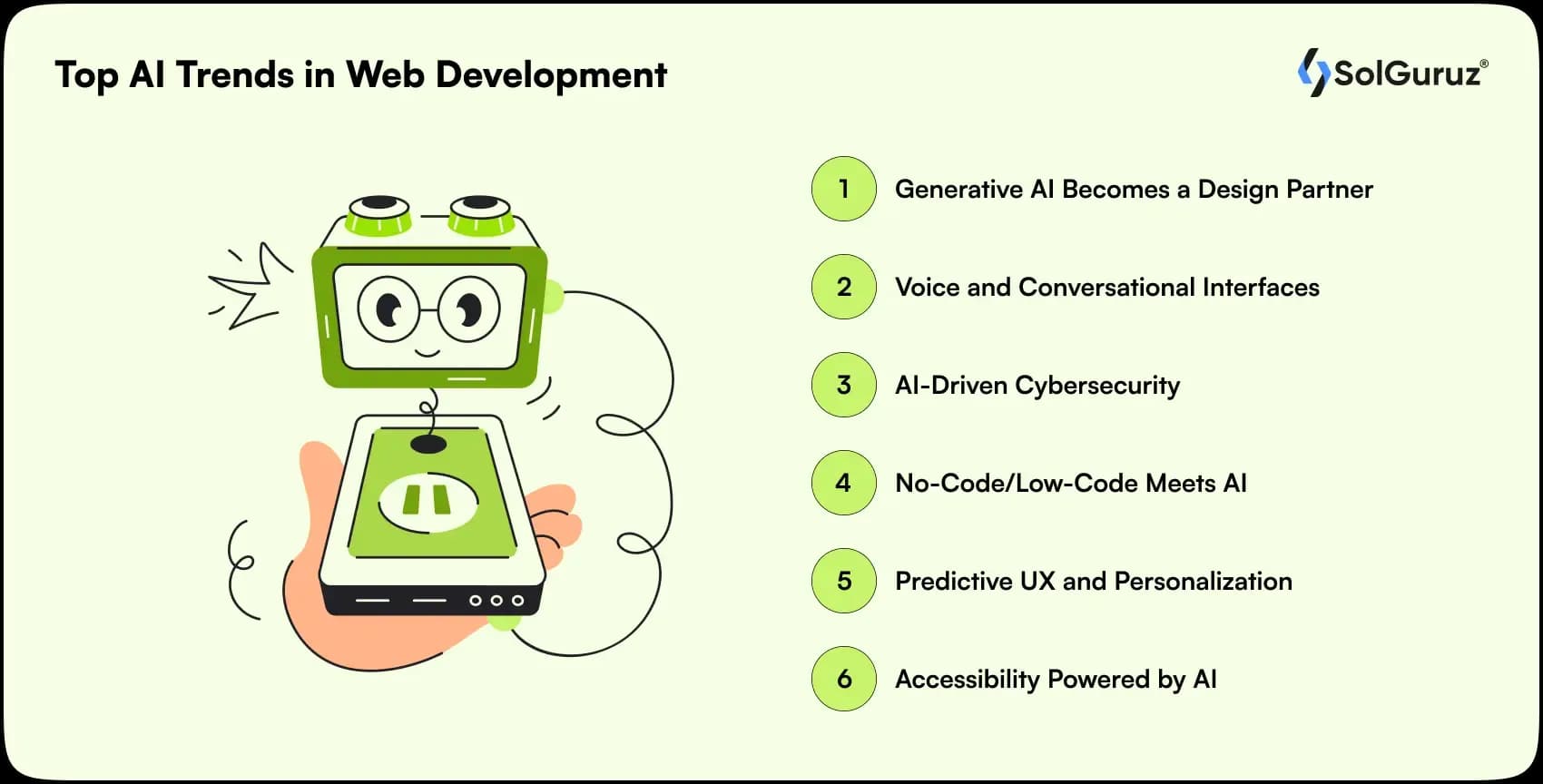 top ai trends in web development