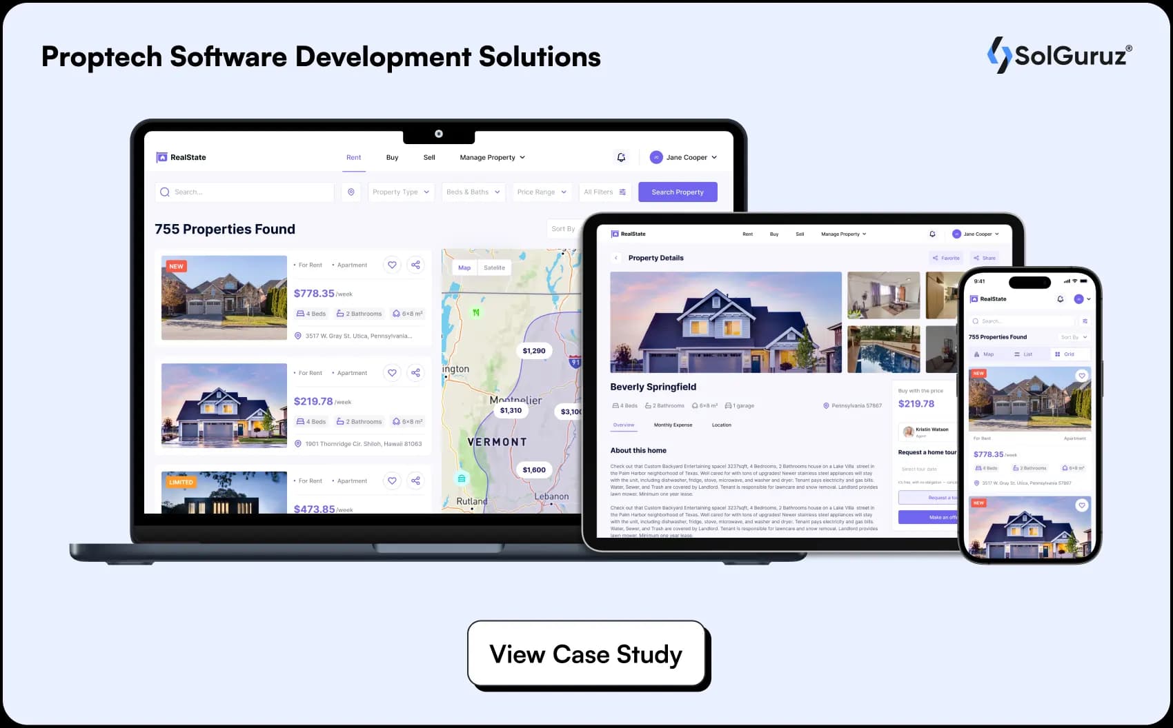 proptech software development solutions