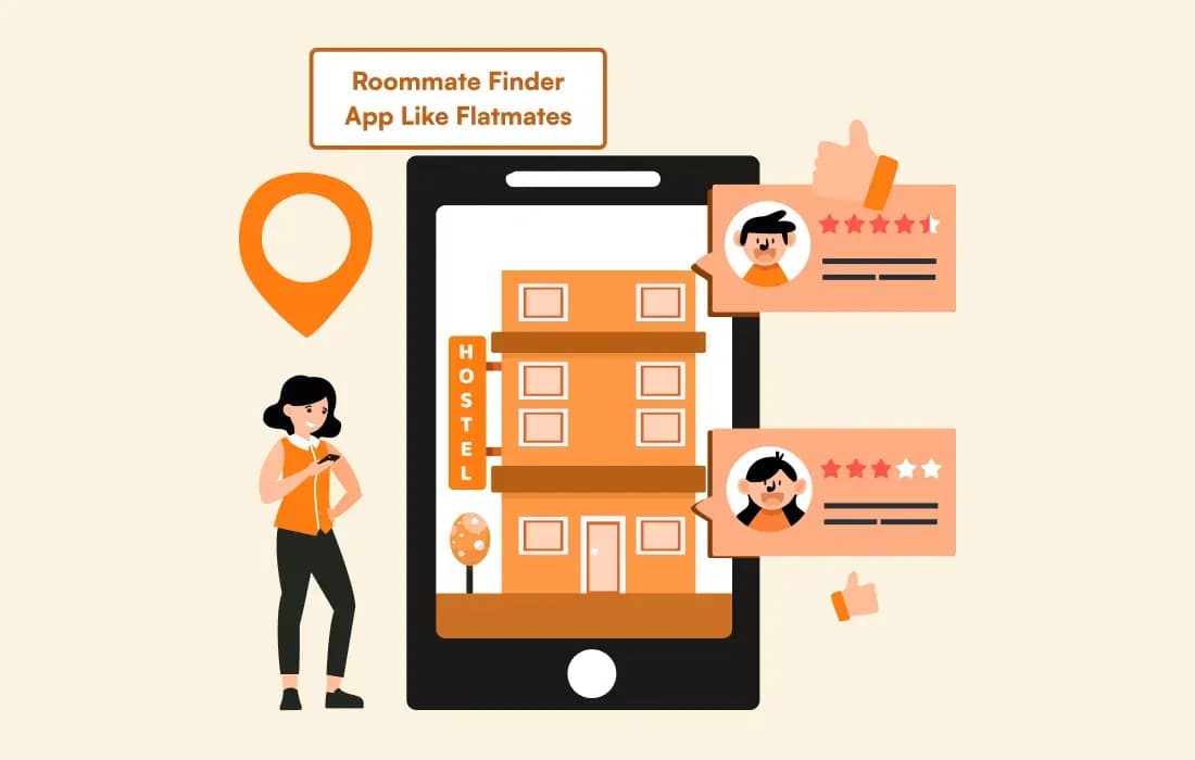build roommate finder app like flatmates