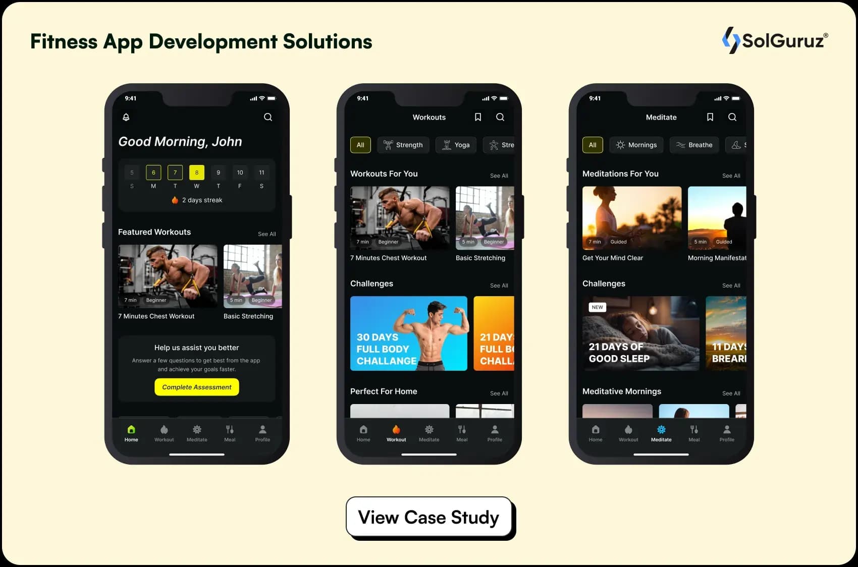 fitness app development solutions