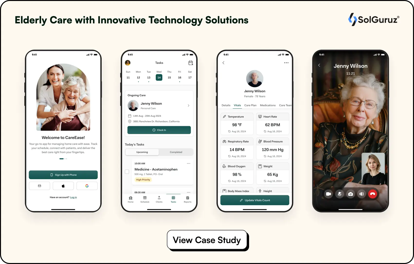 Elderly Care App Solution