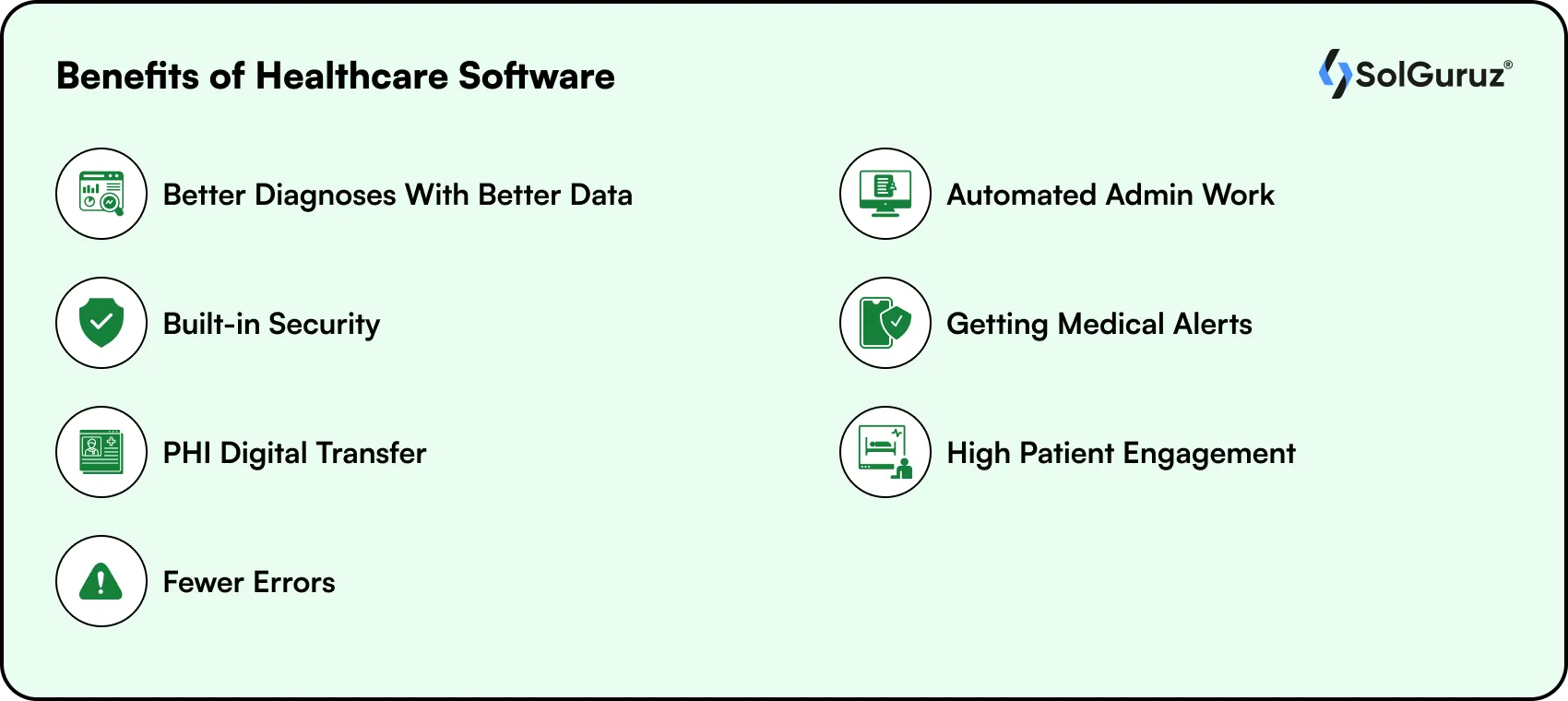 benefits of healthcare software