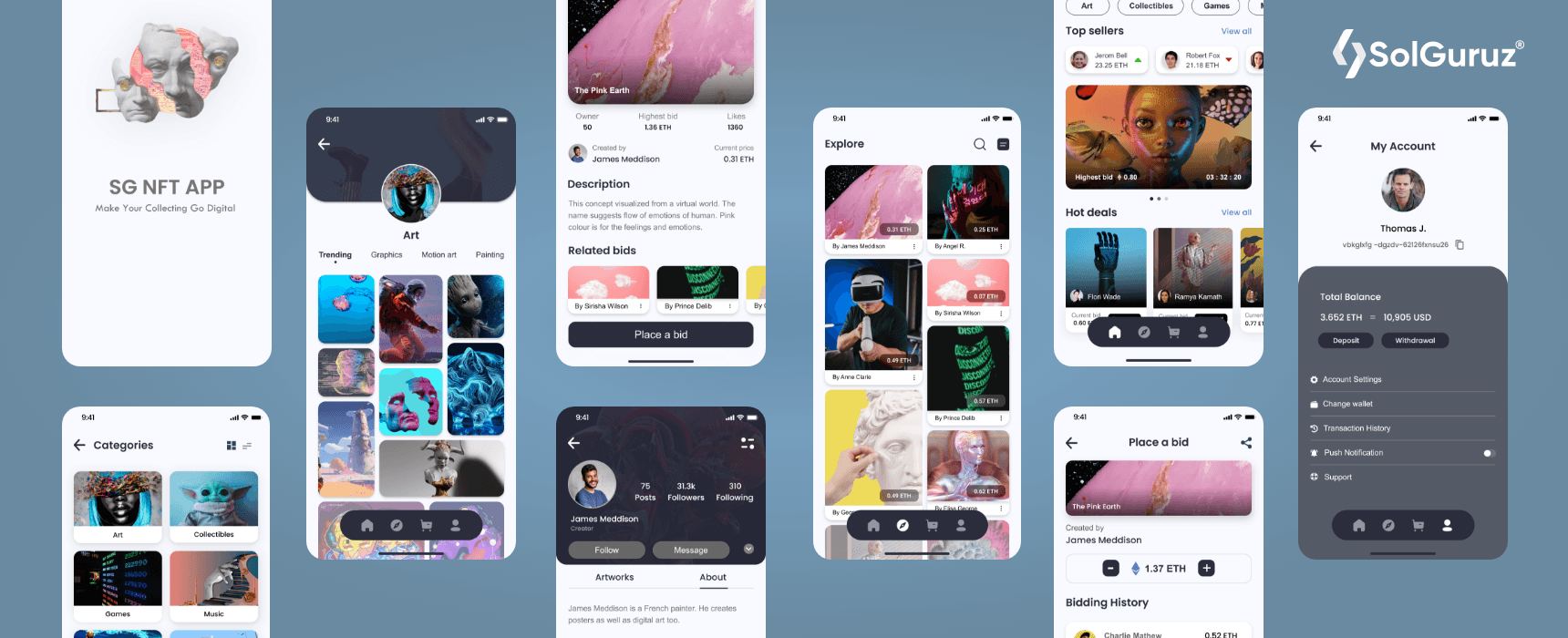 NFT Marketplace App Features