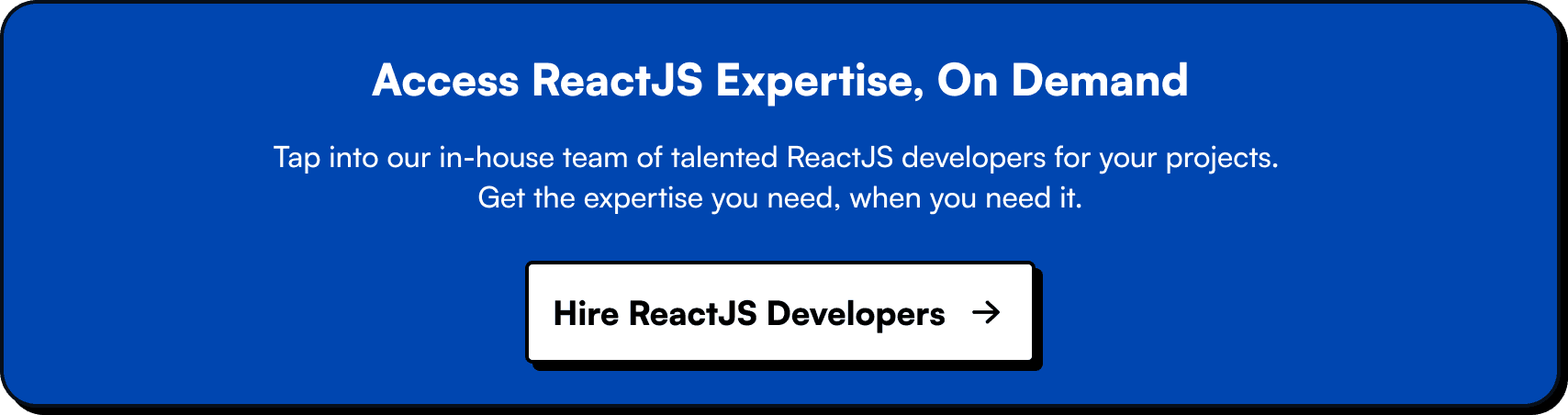 ReactJs developers for hire on contract, ReactJs Staff Augmentation
