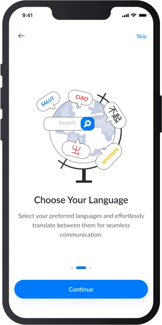 Translator App onboarding 2
