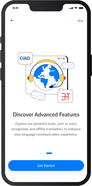 Translator App onboarding 3