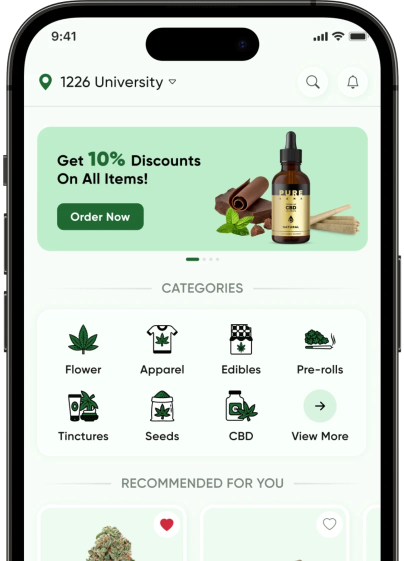 Leafbis On-demand Cannabis Delivery App Development