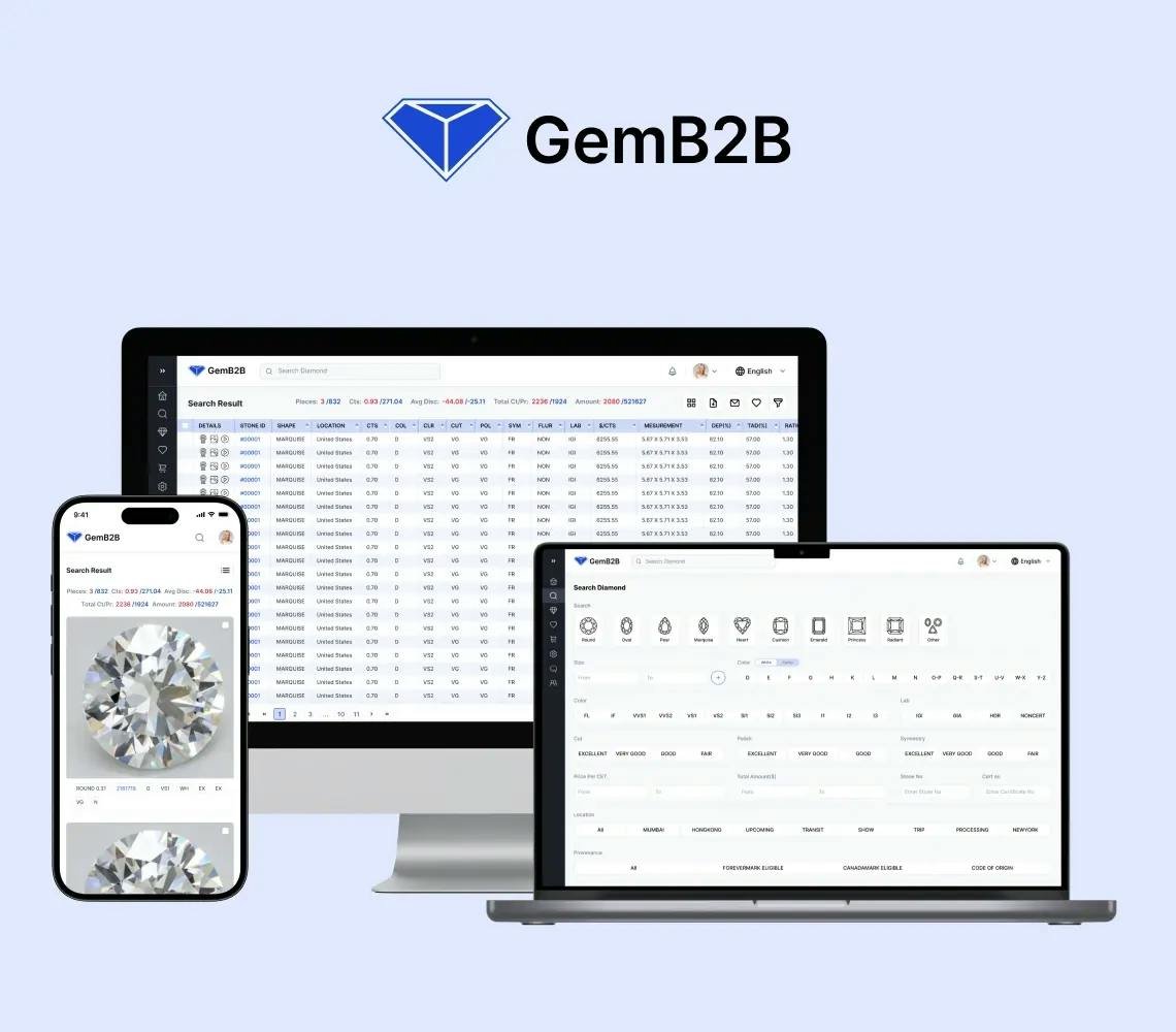 Diamond B2B Portal and Diamond CRM Development