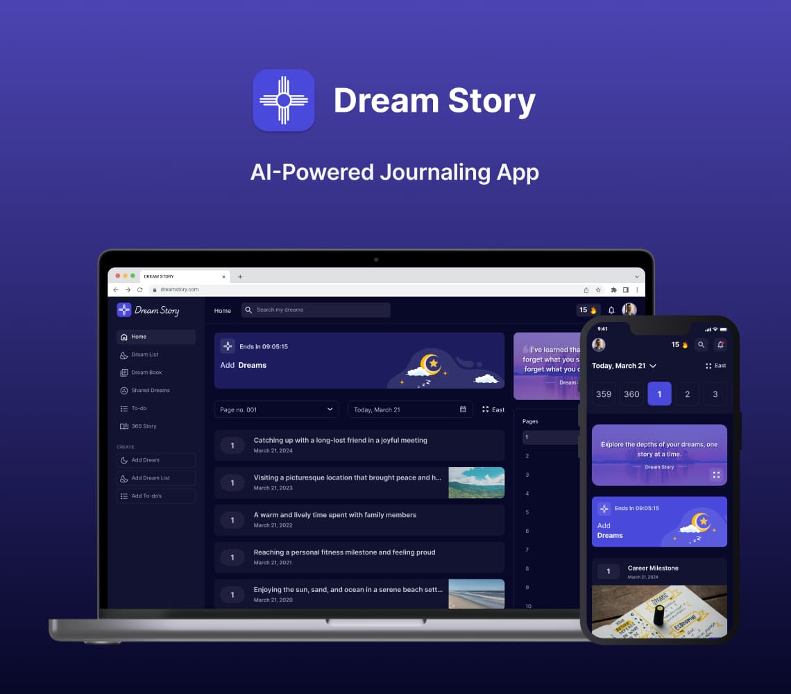 AI Journaling App Development Solution Image