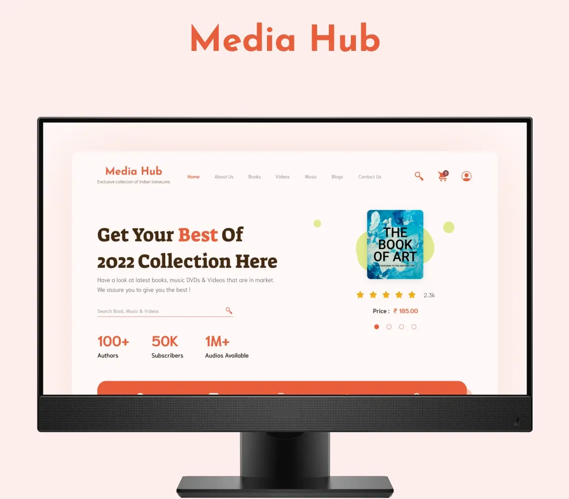 Online Web Portal for Literatures