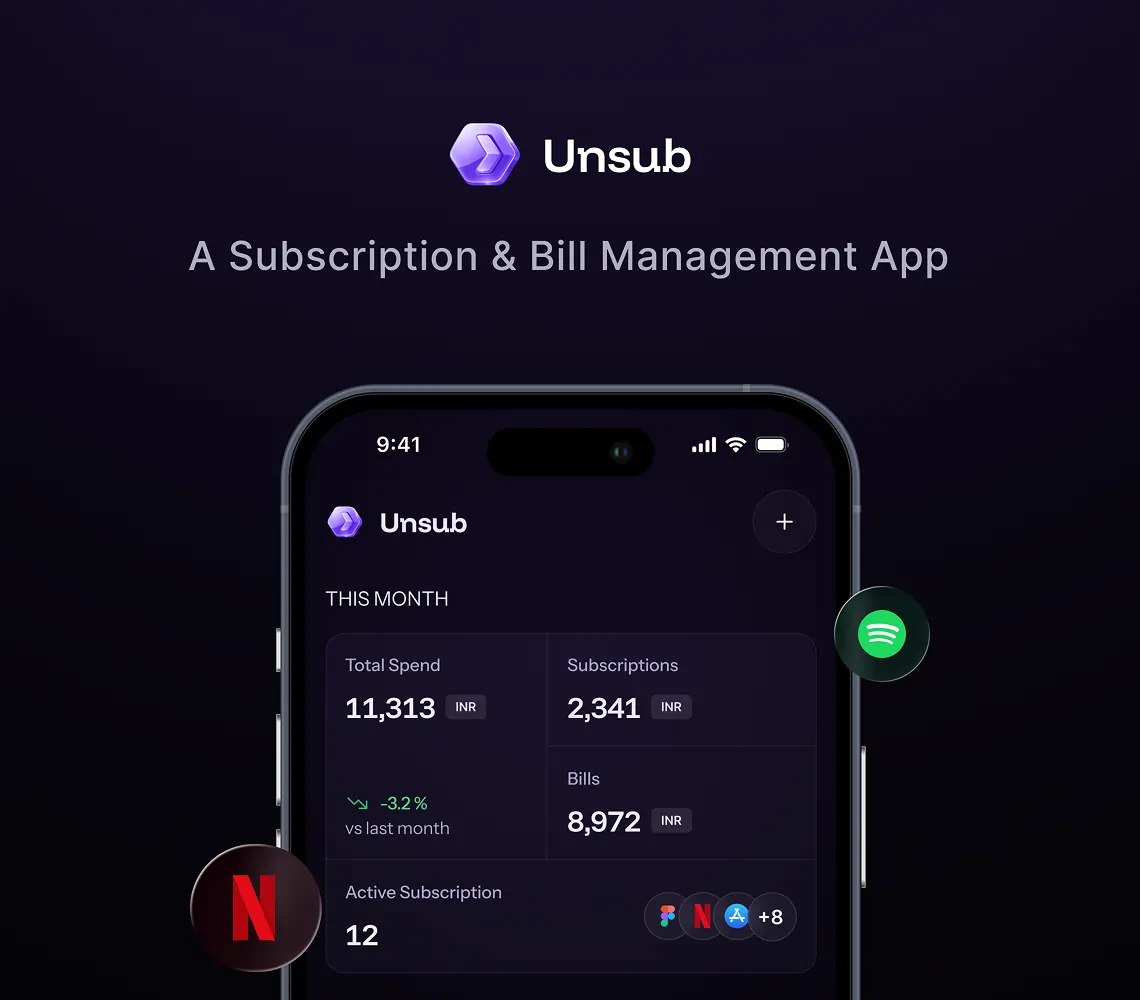 UnSub: Subscription & Bill Management App