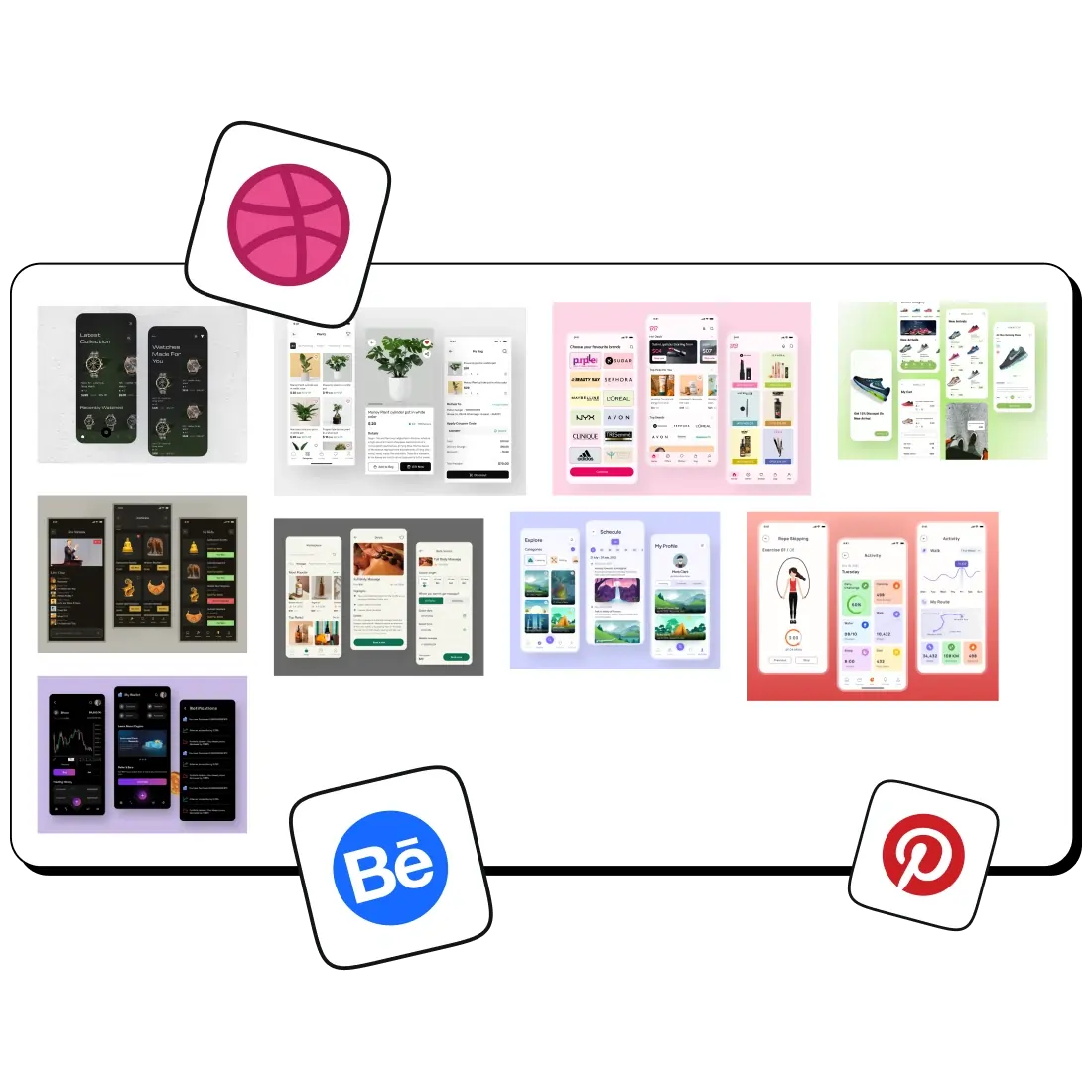 Visual Inspiration Research and Mood Board Creation