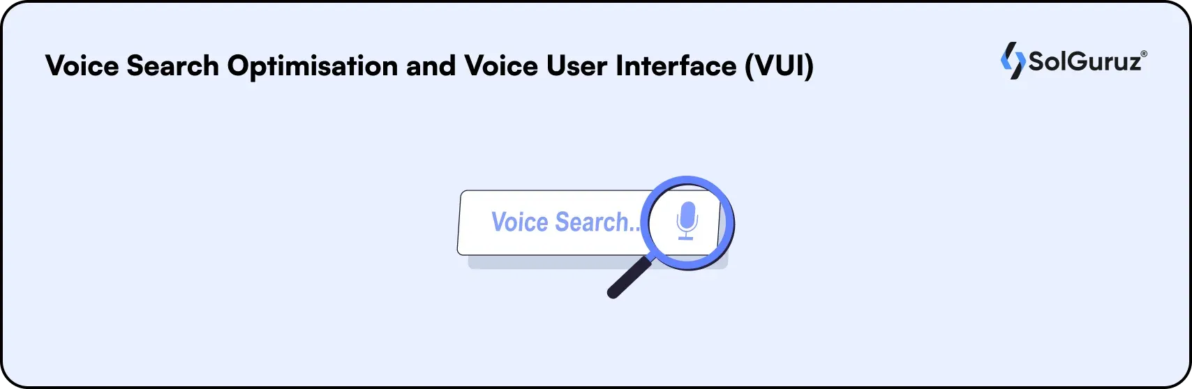 voice search optimisation and voice user interface