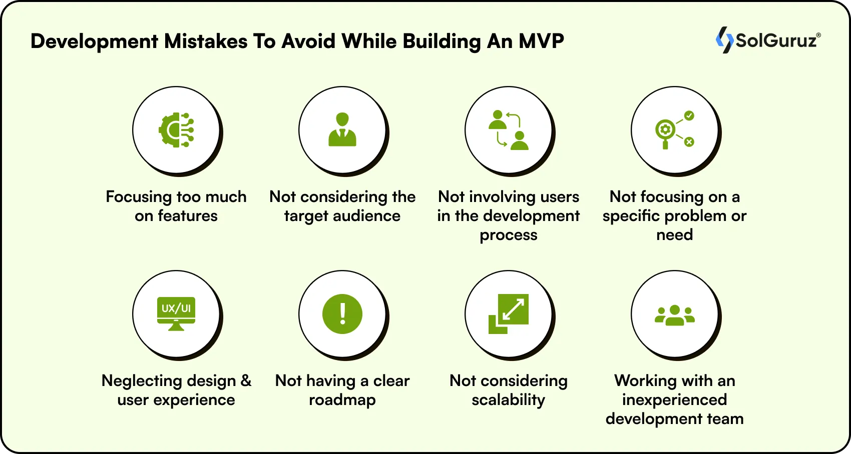 development mistakes to avoid while building an mvp
