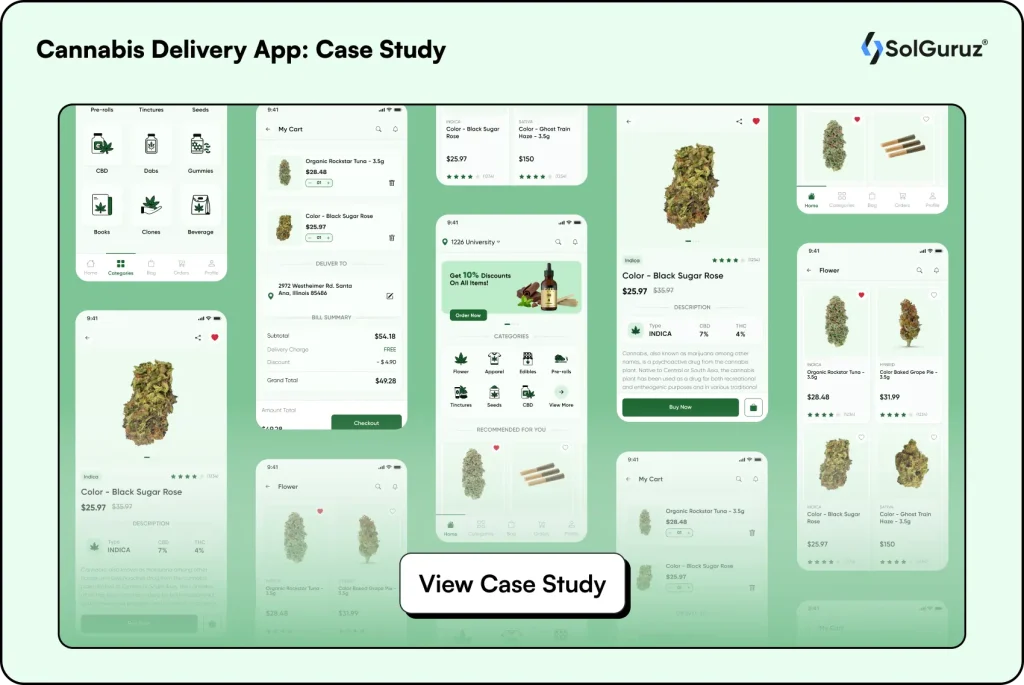 cannabis delivery app_ case study