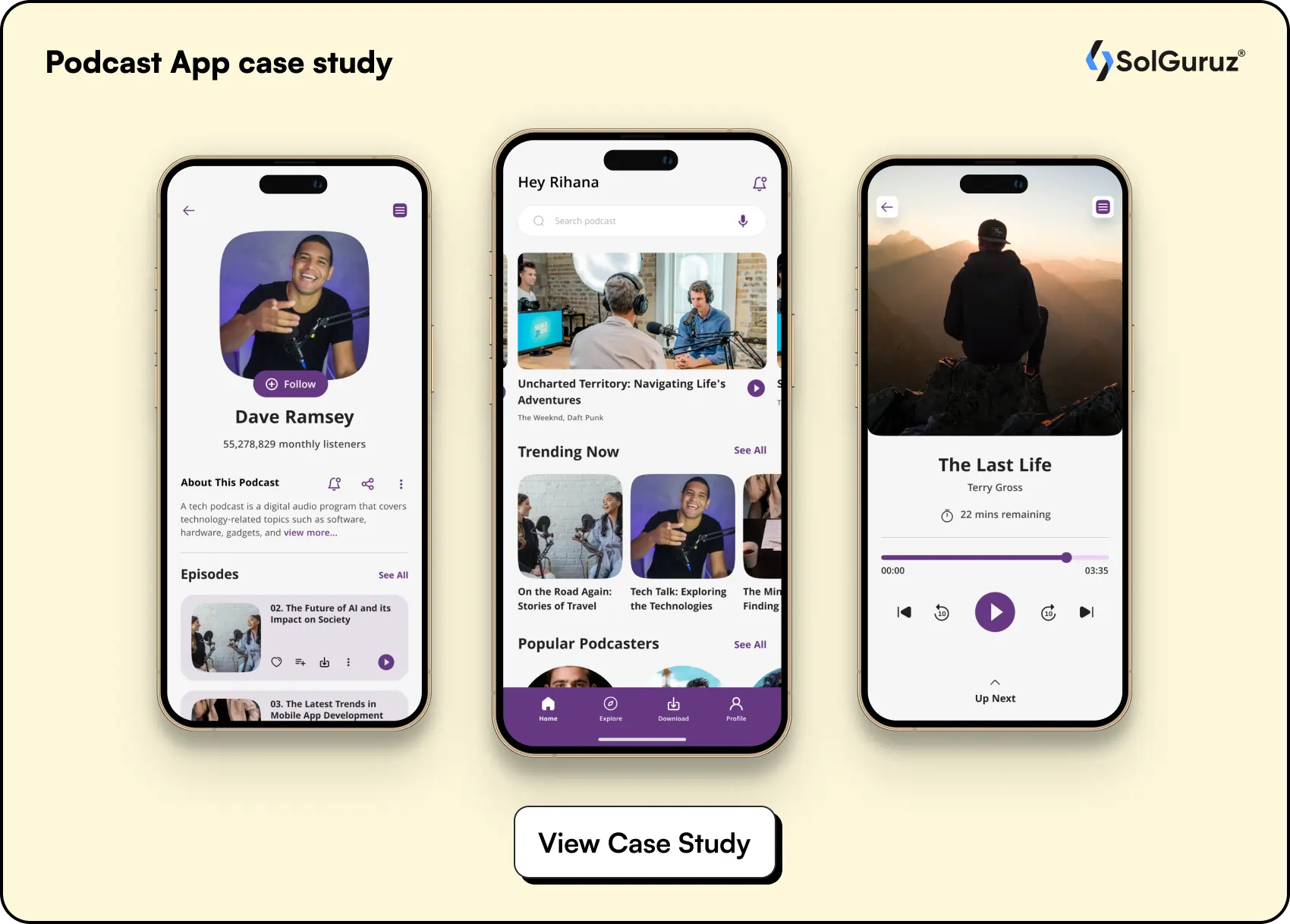 podcast app case study