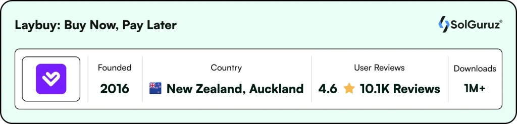 Laybuy Buy Now Pay Later App