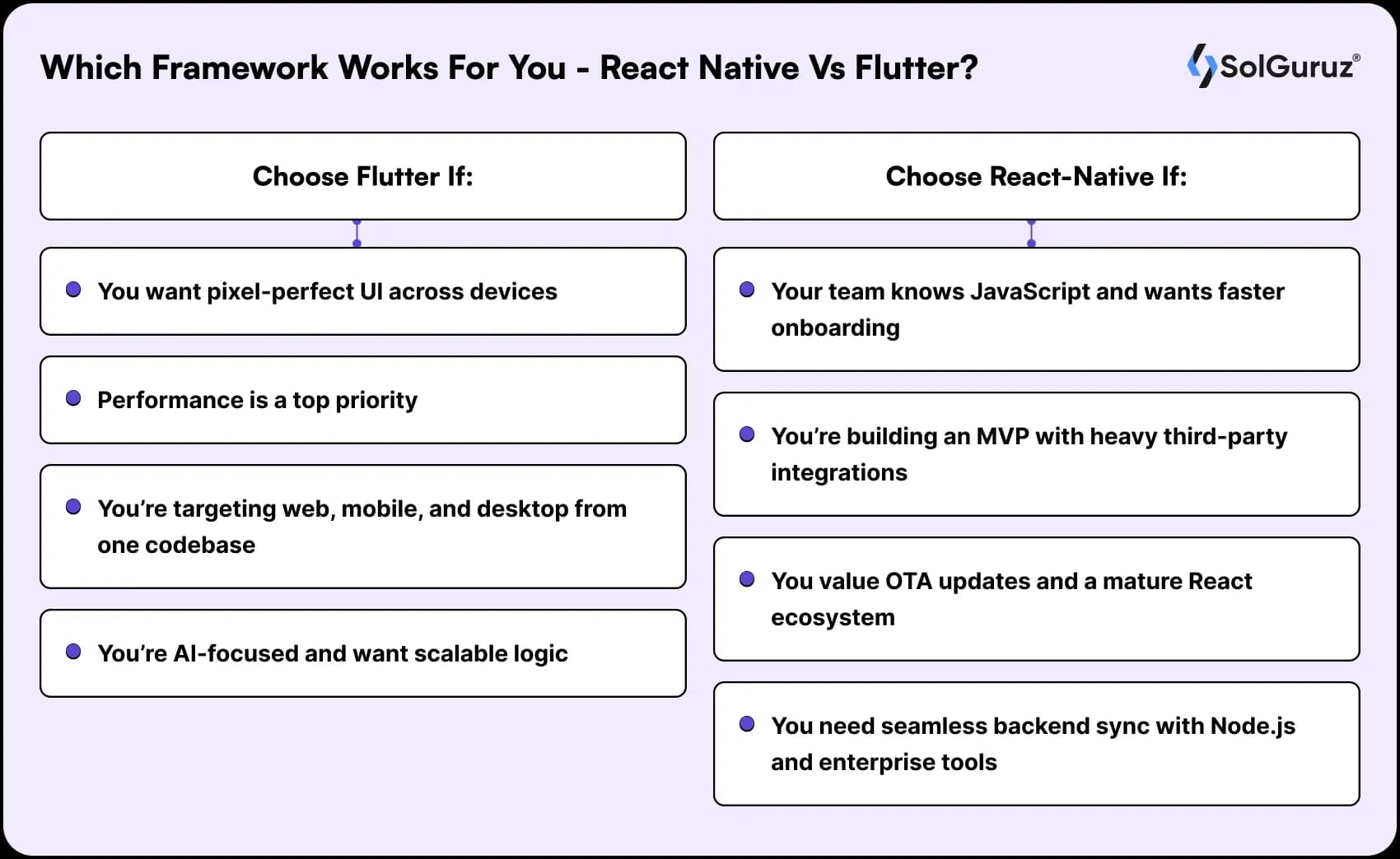 which framework works for you react native vs flutter