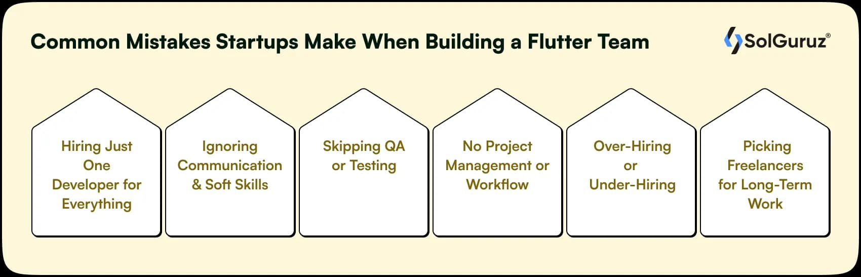 common mistakes startups make when building a flutter team