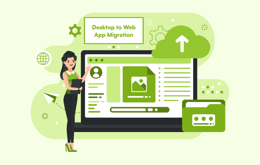 desktop app to web app migration cost and process