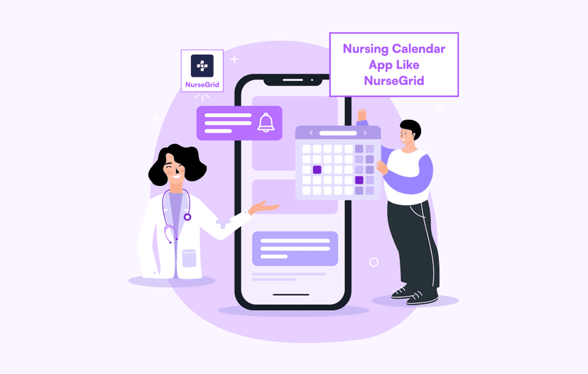 how to build nursing calendar app like nursegrid