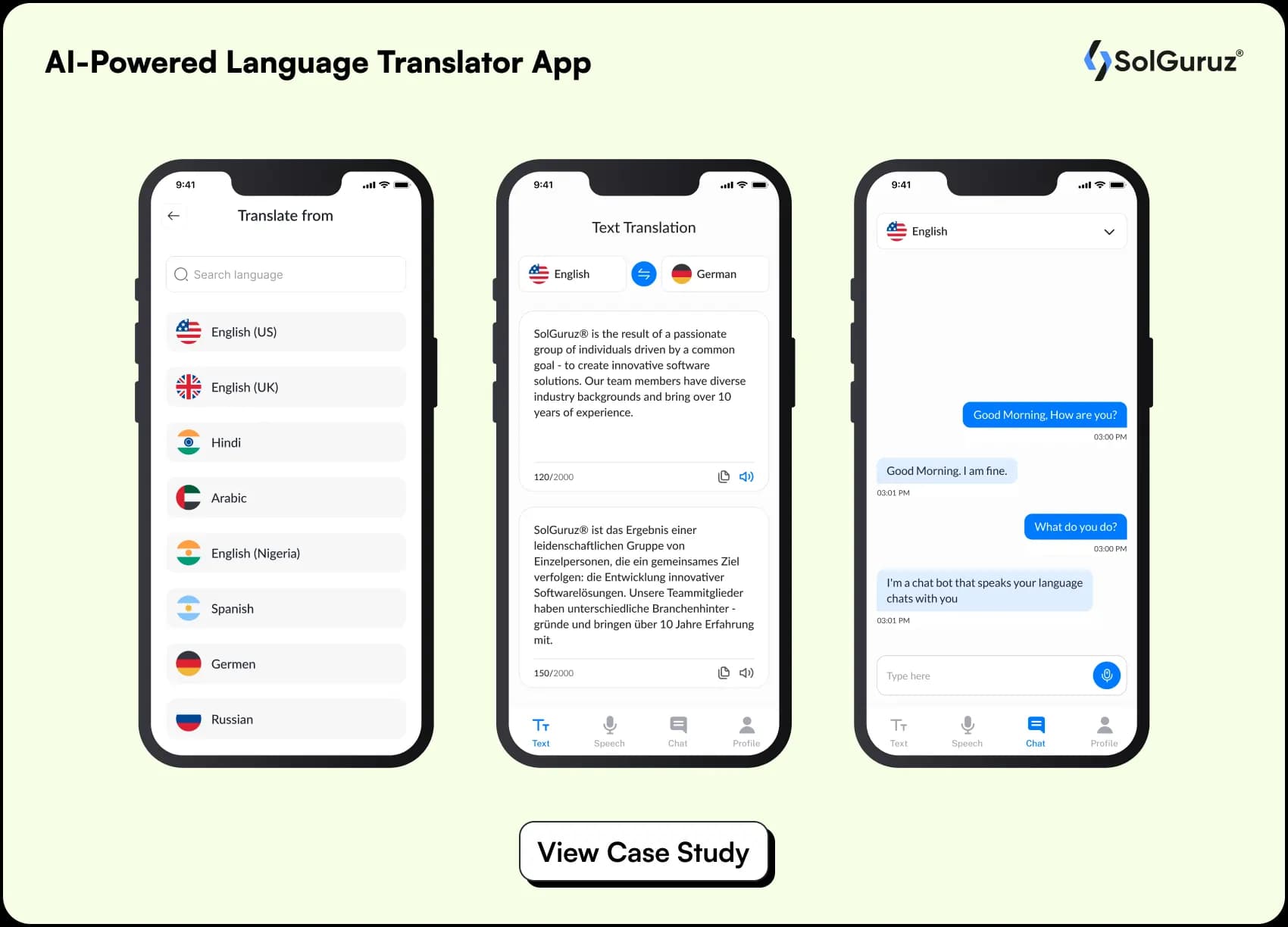 ai powered language translator app
