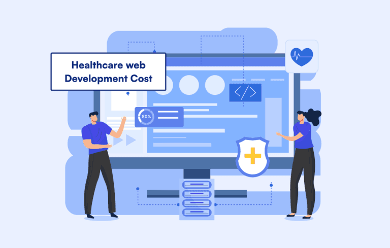 healthcare web development cost