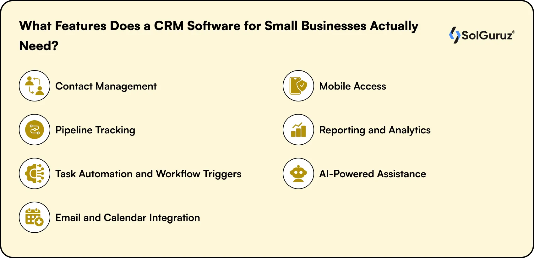 What Features CRM Software for Small Businesses Need