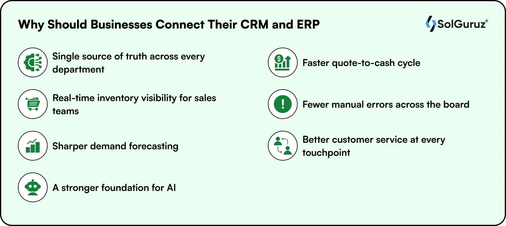 Why Should Businesses Connect Their CRM and ERP